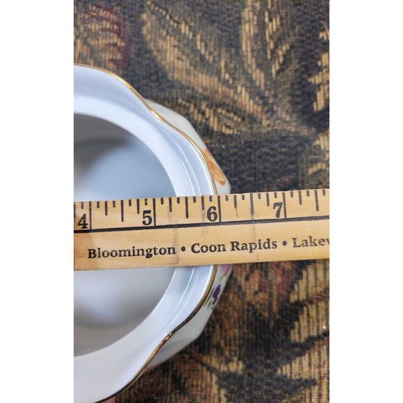 Vintage Jlmeanau German Floral Candy Dish - Picture 8 of 8